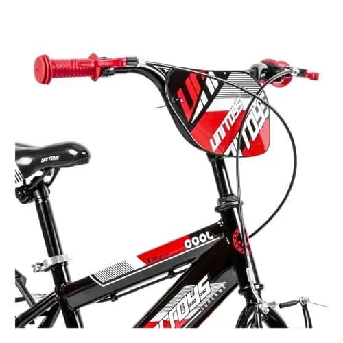 Bicicleta Infantil Aro 16 Rodinhas Apoio Alta Durabilidade Vermelha Profissional