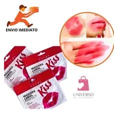 1 Mascara Hidratante Labial Com Colágeno Boca Perfect Kiss