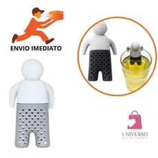 Difusor De Chá Formato Boneco De Silicone.