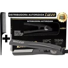 PRANCHA MINI LIZZE BIVOLT ORIGINAL + BRINDE