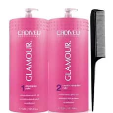 Cadiveu KIT Glamour Lavatório 3LT Shampoo e Condicionador 3LTs Rubi Original + Brinde
