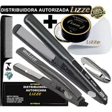 Chapinha Prancha Lizze Extreme 480º F + Prancha Mini Lizze + Kit Limpeza Cera ORIGINAL LIZZE