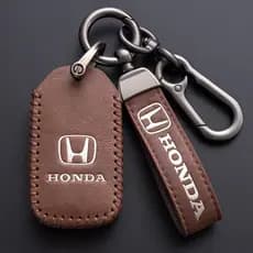Capa de Chave de Carro para Honda Civic CRV HRV XRV CR-V Crider Odyssey Pilot Fit Accord Acessórios Protetor 4FVS