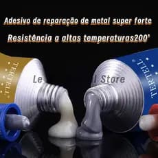 Cola AB Resistente a Altas Temperaturas, Cola Termofusível, Dedicada para Metal, Ferro, Alumínio, Aço, Carros, Tanques R