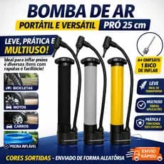 Bomba De Ar Para Encher Pneu De Bicicleta Bike Mtb Speed Moto Carro Piscina Inflável