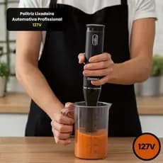 Mixer Elétrico com Copo 700ml, faz vitaminas, molhos, shakes 127V - Sortida