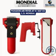 Cabo Puxador Air Fryer Mondial Af-14 Naf-03 Vermelho Original 3,2Litros
