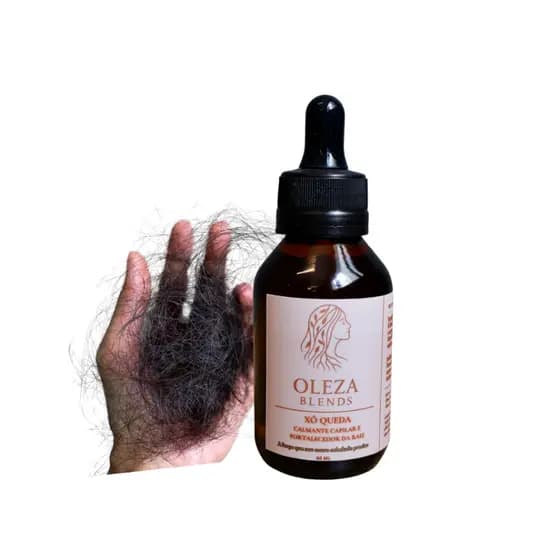 Anti Queda Fortalecedor Para Alopecia Areata Queda de Cabelo e Crescimento Xô Queda Oleza 60ml