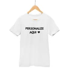 CAMISETA PERSONALIZADA FRENTE E COSTA COM SUAS FOTOS
