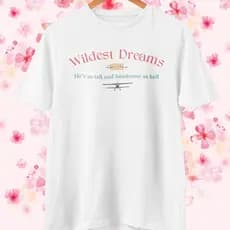 Camisa Tshirt Unissex Wildest Dreams Taylor Swift Version Music Era 1989 100% Algodão Fio 30.1