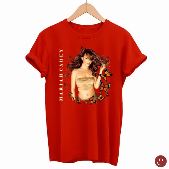 Tshirt Camiseta Unissex Cantora Mariah Carey Música Pop Internacional Its Time Blusa Estampada Artista