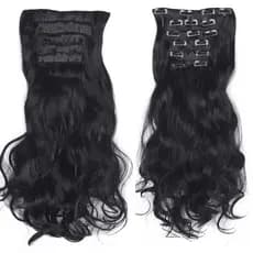 Extensões De Cabelo Tic Tac Onduladas 55cm Humana Idêntica 6 Telas 140 Gramas