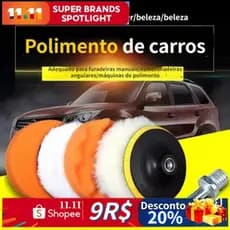 Polimento de esponjas para automóveis3/4/5/6polegadas）Kit De Esponjas Para Polimento De Carro / Almofada De Cera Para Po