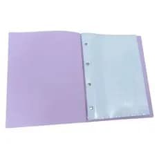 Pasta Catalogo Ofício Com 30 Envelopes Lilas Pastel ACP