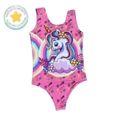 Body Collant Infantil Estampa Unicórnio