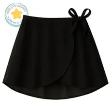 Saia de Ballet Balé em Tecido Chiffon