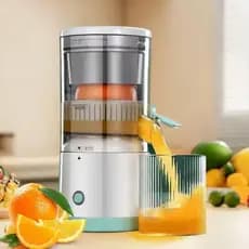 Espremedor Elétrico Laranja Limão Frutas Fazer Sucos Recarregável usb