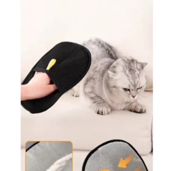 Luvas de remoção de pelos estáticos de animais de estimação Para Limpeza de Roupas Sofá e Cama