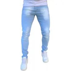 Calça jeans masculina skinny clara premium frete gratis envio imediato