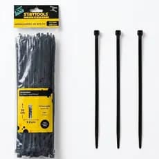 Abraçadeira Nylon 30cm 36mm Kit 100 Unidades Preta Reforçada Organizador Fixação