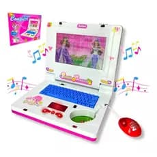 Notebook De Brinquedo Laptop Infantil Musical Com Luz Educativo + Adesivos Crianças