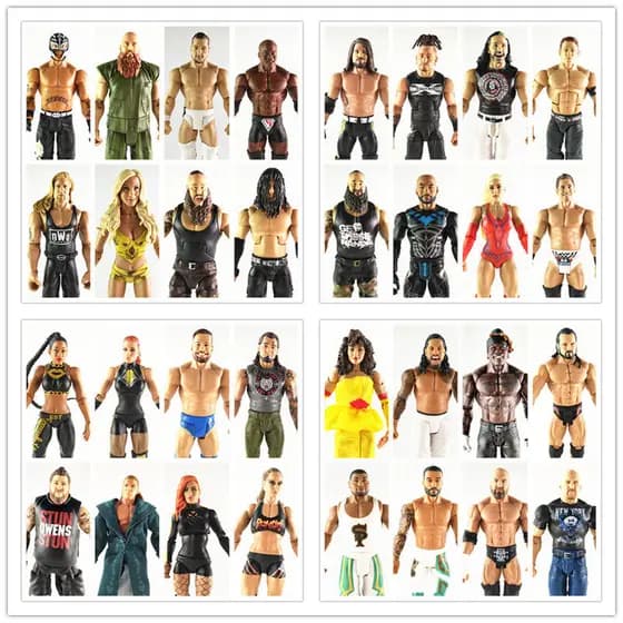[2] Mattel Mattel Genuine Bulk Wrestler Wrestler 23cm Action Figure Boneca Modelo