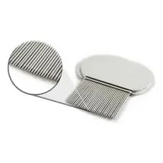 Pente Fino Inox Extrator De Piolhos E Lêndeas - Supermedy