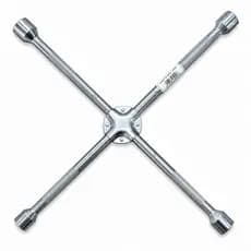 Chave De Roda Cruz 17x19x21x23mm 50cm Reforçada 4 Medidas Troca De Pneus