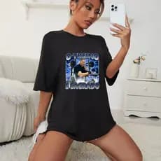 camiseta blusa oversized feminina algodão premium, com estampa DTF Padre Marcelo treino sagrado, academia croosfit