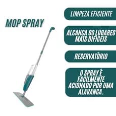Mop Spray Multiuso para Manutenção da Casa e Cozinha Rodo Mágico Reservatório Borrifador 365 ml