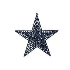 Estrela de Natal Decorativa 25 cm Pendente para Árvore de Natal Tok da Casa