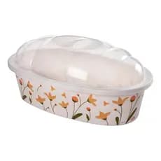 Serve Pão Porta Pãozinho com Tampa Francês Mesa Café da Manhã Plasútil Ideal para Servir Organizar