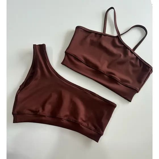 Kit 2 Top Academia Feminino Fitness Estilo Cropped Feminino