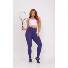 Conjunto Fitness Calça Legging Cintura Alta e Top Suplex Conjunto de Academia Top e Calça