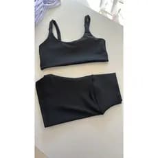 Conjunto Fitness short Cintura Alta e Top Suplex Conjunto de Academia Top e short