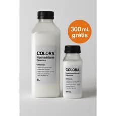 Impermeabilizante Cerâmico 1L Ganhe 300ml Grátis Selante Para Louças Artesanato e Peças de Cerâmica Proteção Água