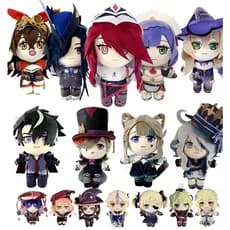 20cm Genshin Impact Stuffed Doll Lyney Noelle Kazuha Amber xiao Brinquedos De Pelúcia Tartaglia Anime Chlorinde Kunikuzu