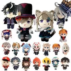10-20cm Genshin Impacto Boneca Recheada Kazuha Diona Keqing xiao Brinquedos De Pelúcia Tartaglia Anime Lyney Yae Miko