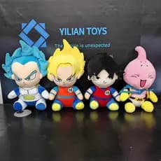 Anime Dragon Ball Pelúcia Brinquedos Son Goku Vegeta Trunk Soft Stuffed Doll Plush Toy Presente