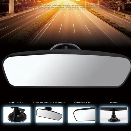 Hot-Vendendo Espelho Retrovisor Do Carro Interno Com Ventosa De PVC De Largura-Angular Convexo Automático Em Forma De