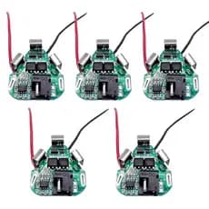 1-5PCS 12.6V 6A BMS Placa De Proteção De Bateria De Íon-Lítio De 18650 Equalizadora Banco De Energia Para Broca Elétrica