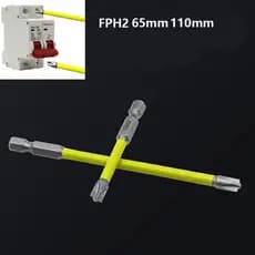 Chave De Fenda Cruzada Especial Magnética , Cabeça De Lote De Liga De Aço , Elétrica FPH2 , Ferramenta Manual