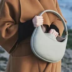 Songmont Songyue Series Luna Bag Underarm Novo Estilo Bolsa De Couro De Vaca Crescente Verão Com Mala De Mão Cruzada Caixa