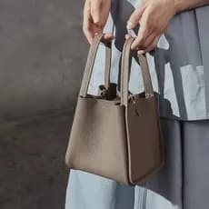 Songmont Série Cesta De Vegetais Feminina Ombro Crossbody Balde Saco Novo Estilo Grande Capacidade Portátil Tamanho Médi