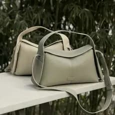 Songmont Pendurado Orelha Série Telhado Bolsa Commuter Portátil Crossbody Hobo Tamanho Médio