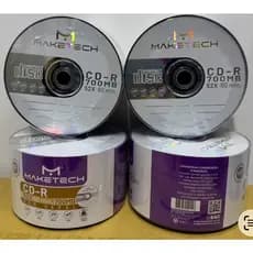 MAKETECH CD-R COM LOGO DE 700 MB52X 80 MINUTOS.
