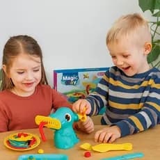 Kit Massinha de Modelar Infantil Brinquedo Criativo Educativo Kit Completo com Acessórios Cores