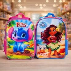 Mochila Infantil de Costa Sortida Princesa do Mar Blue Friend Escola Volta as Aulas Bolsa Princesa