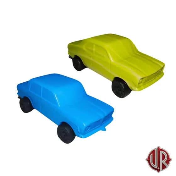 Kit c/ 04 Carrinho CORCEL de Plástico Bolha Simples para Coleção Prendas e Lembrancinhas