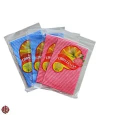 Kit c/ 60 Pano Multiuso Tipo Perfex p/ Limpeza Toalha Reutilizável 40x25cm Azul e/ou Rosa